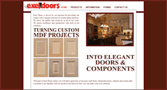 Desktop Screenshot of exeldoors.com