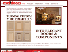 Tablet Screenshot of exeldoors.com
